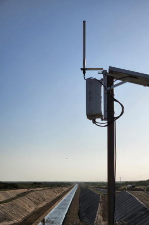 Equipamento usado na conexão da lavoura