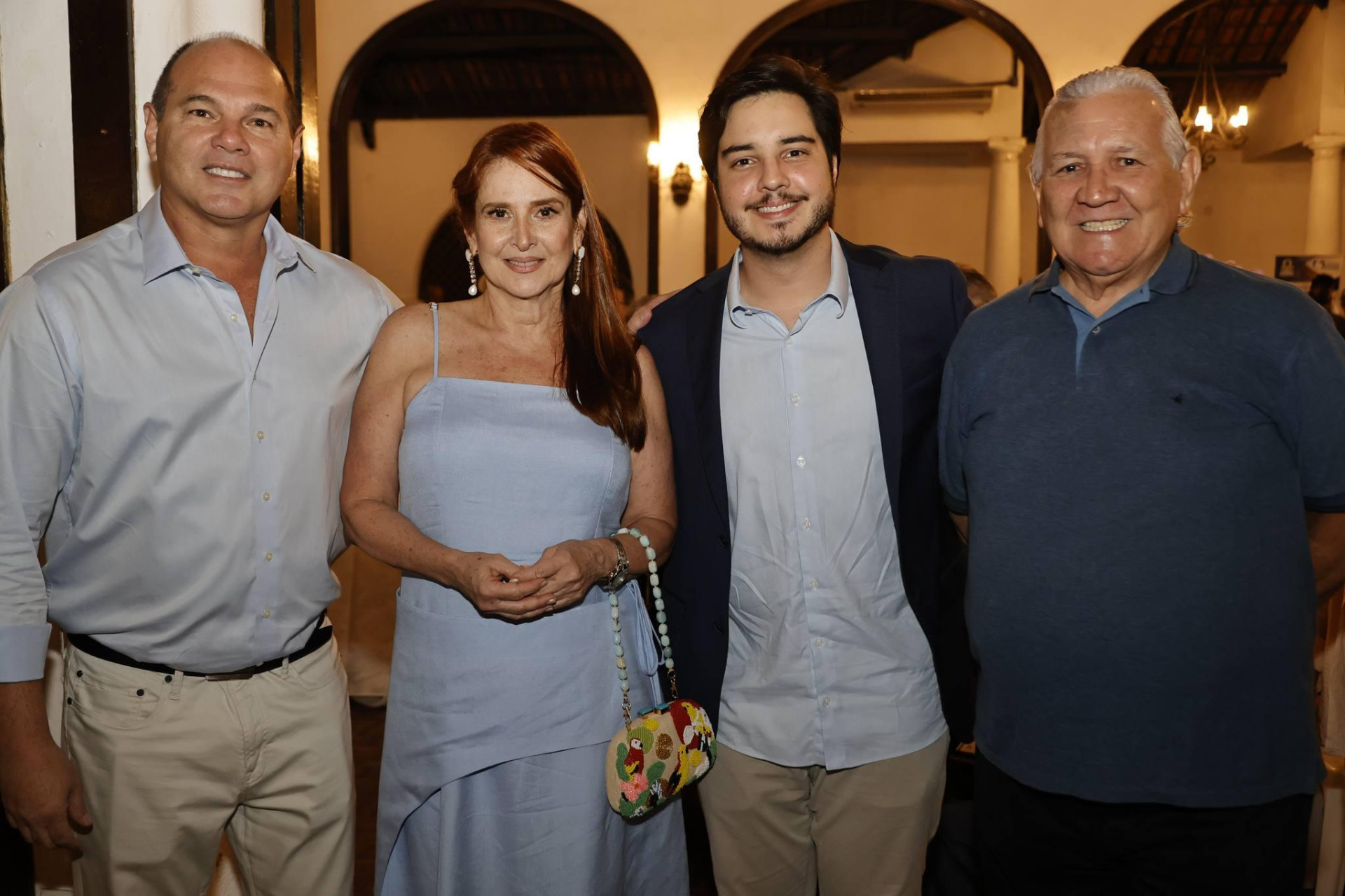 (Foto: Divulgação )Freitas Junior, Carla e Davi Paes de Andrade e Haroldo Santos