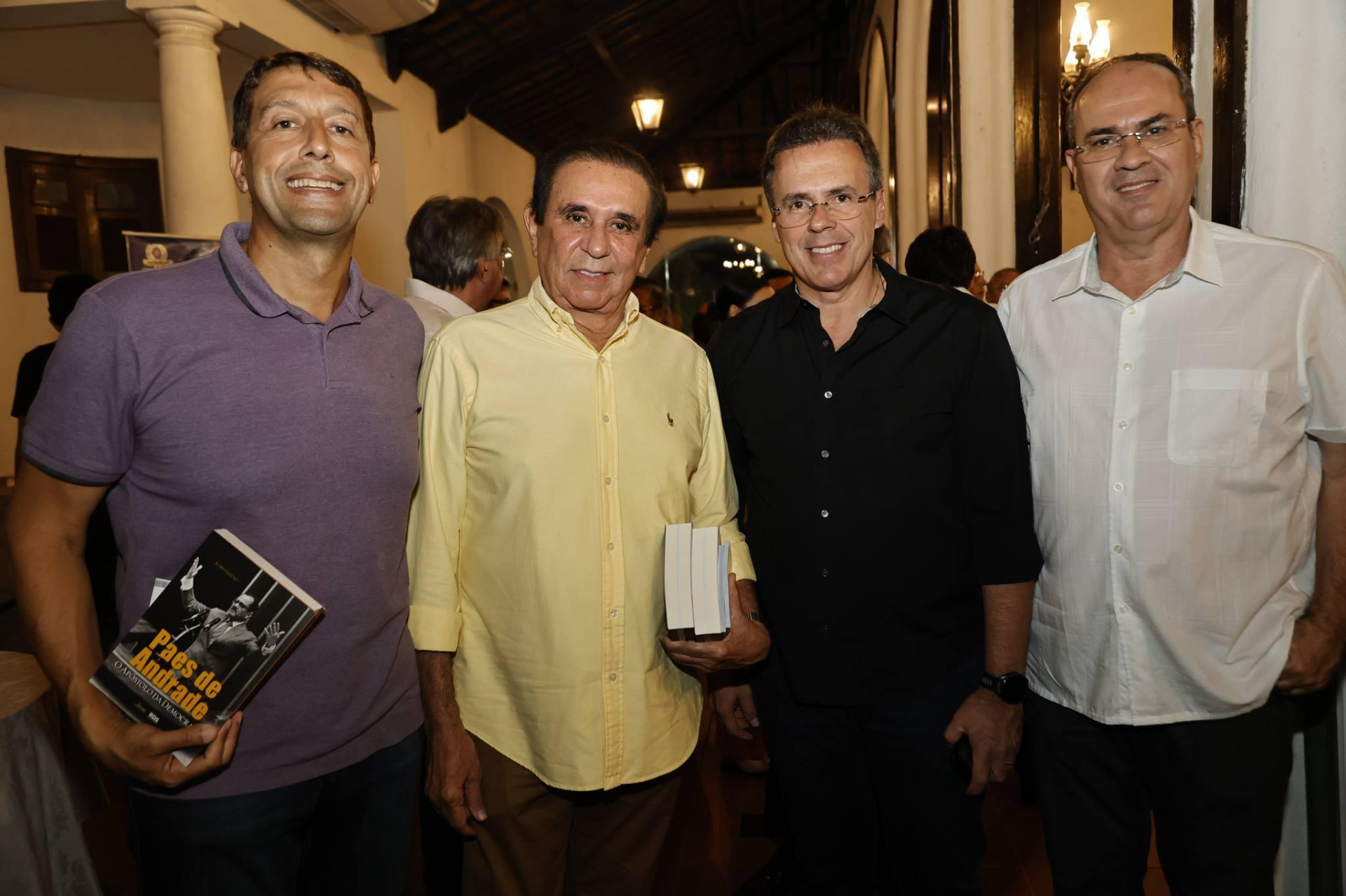 (Foto: Divulgação )Gony Arruda, Gaudêncio Lucena, Gerson Cecchini e Marcelo Fradique