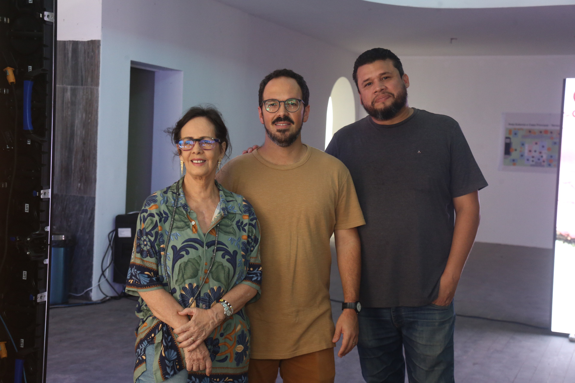 (Foto: JoaoFilho Tavares)Neuma Figueiredo, Pedro Esdras e Vitor Guimarães