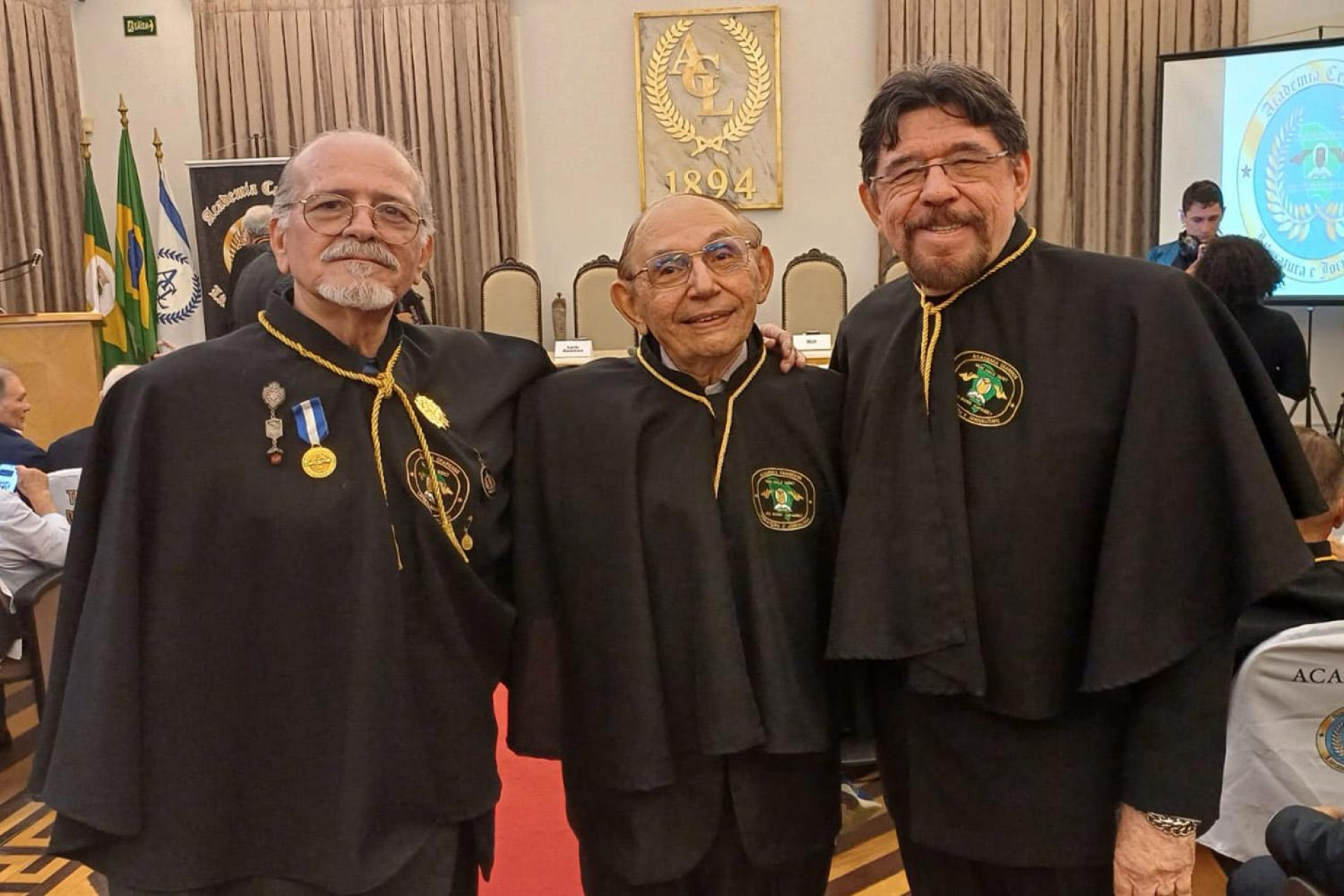 Reginaldo Vasconcelos, Pedro Bezerra de Araújo e César Barreto (Foto: Divulgação)