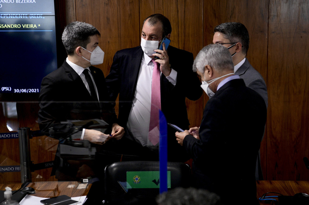 Comissão Parlamentar de Inquérito da Pandemia (CPI Pandemia) tentou esclarecer sobre o suposto "ministério paralelo da saúde", incluindo a sugestão de utilização de medicamentos sem eficácia comprovada e o apoio à imunidade de rebanho(Foto: Pedro França)