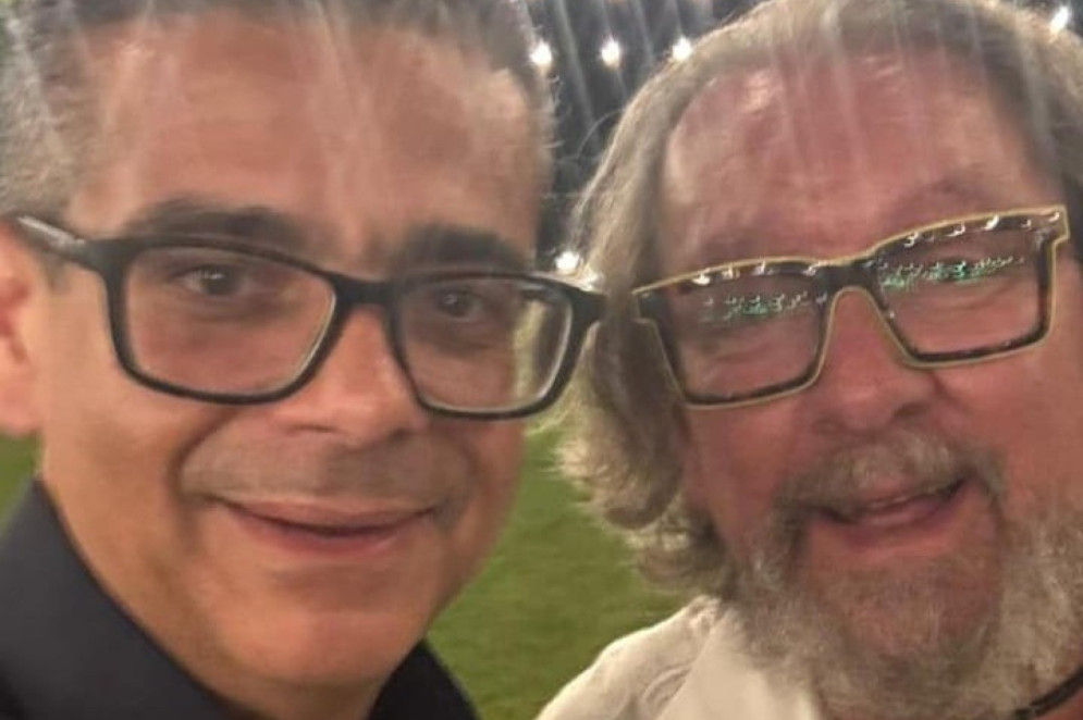 Ademar Mendes e Kakay Almeida(Foto: Arquivo pessoal)