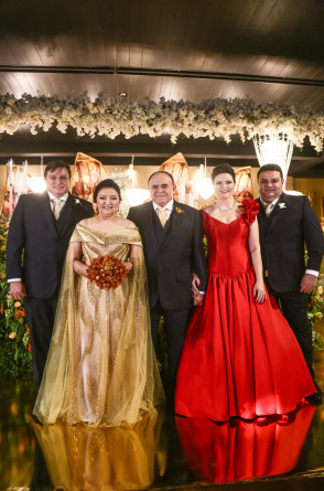  Pais e filhos: Giscard, Luzia, Cristiano, Christianny e Moacir Maia