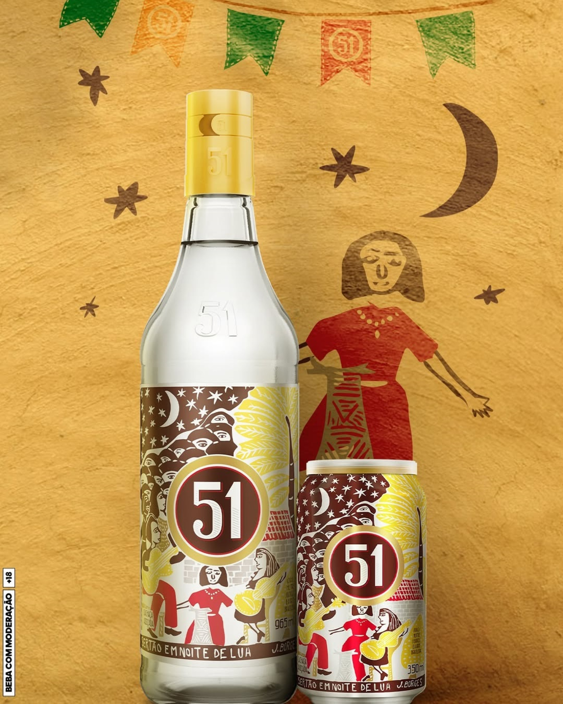 Cachaça 51 em embalagem festiva (Foto: divulgação)