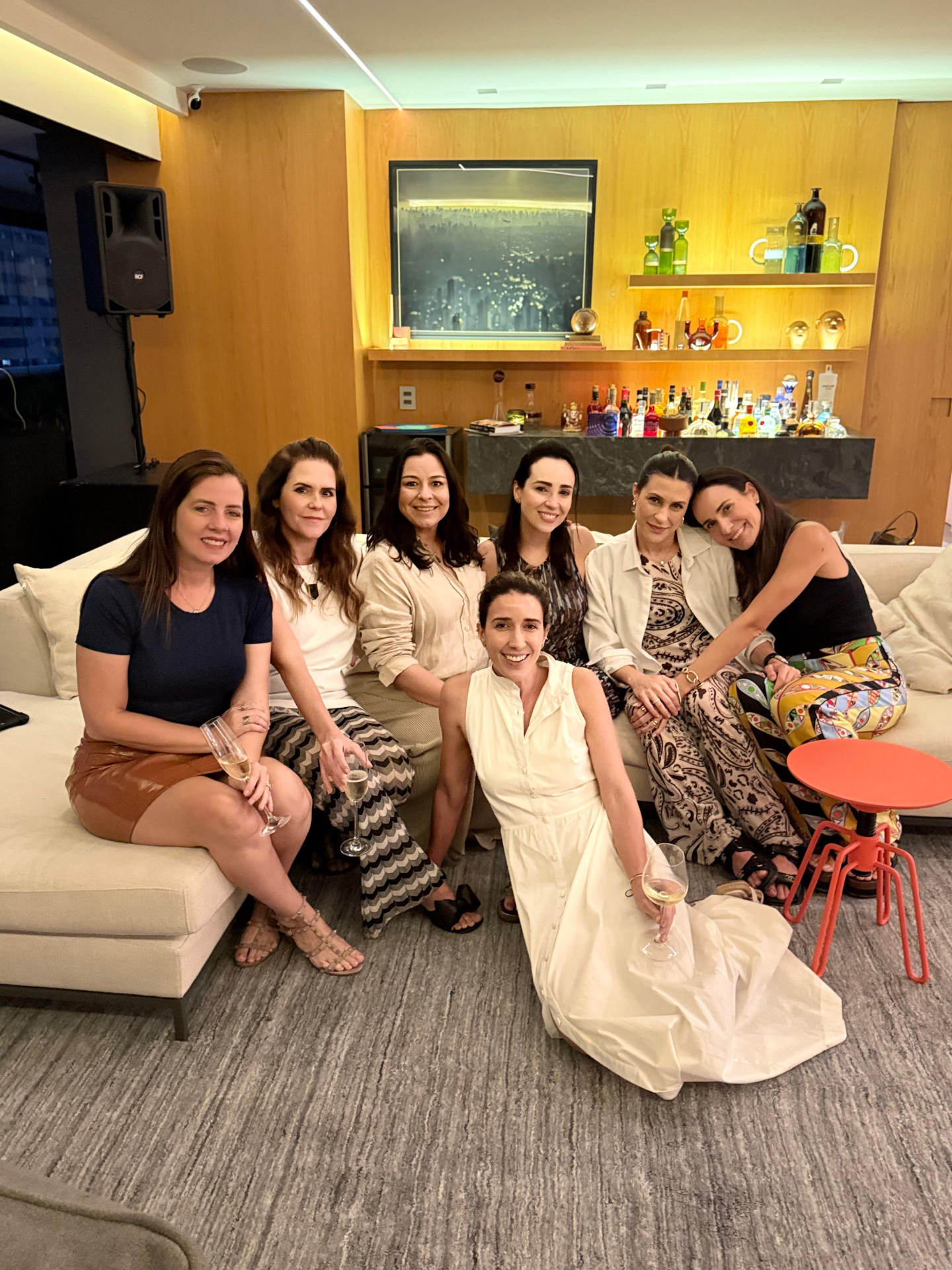 (Foto: arquivo pessoal )Flávia Machado, Cristina Brandão, Lia Brasil, Luciana Lobo, Mariana Lima, Livia Rolim 
 e Ticiana Machado