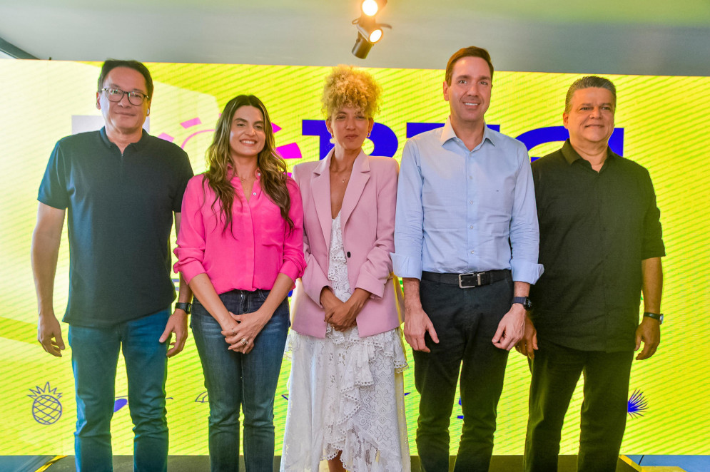 Pedro Coelho Neto, Denise Carrá, Helena Barbosa, Eduardo Bismarck, Colombo Cialdini (Foto: Davi Farias/ Divulgação )