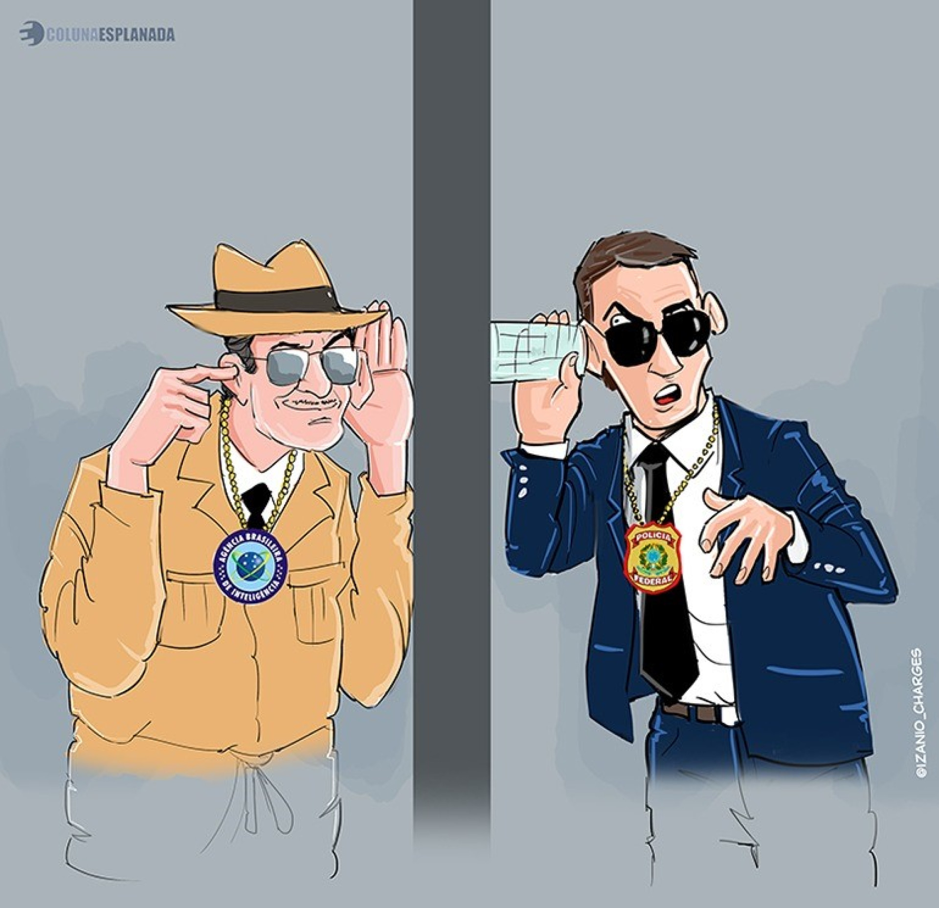 Charge da coluna desta terça-feira, 24. (Foto: izanio_charges)