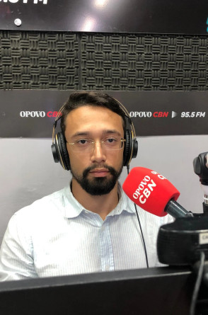 Jornalista Luciano Cesário, da rádio O POVO CBN Cariri(Foto: Acervo pessoal)