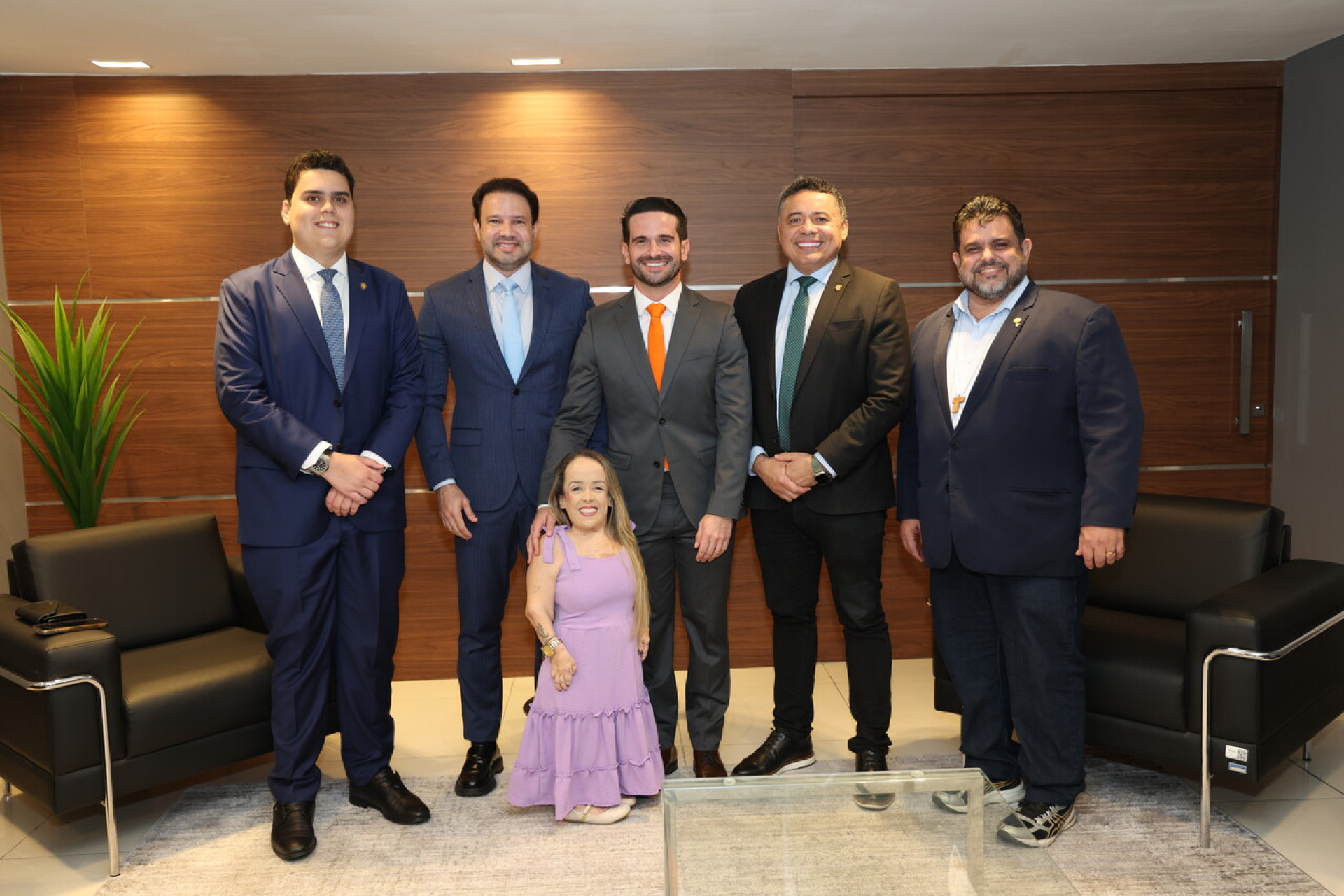 (Foto: André Lima/CMFor)René Pessoa, Leo Couto, Livia Vasconcelos, Emanuel Ângelo, Tony Brito e Jorge Pinheiro
