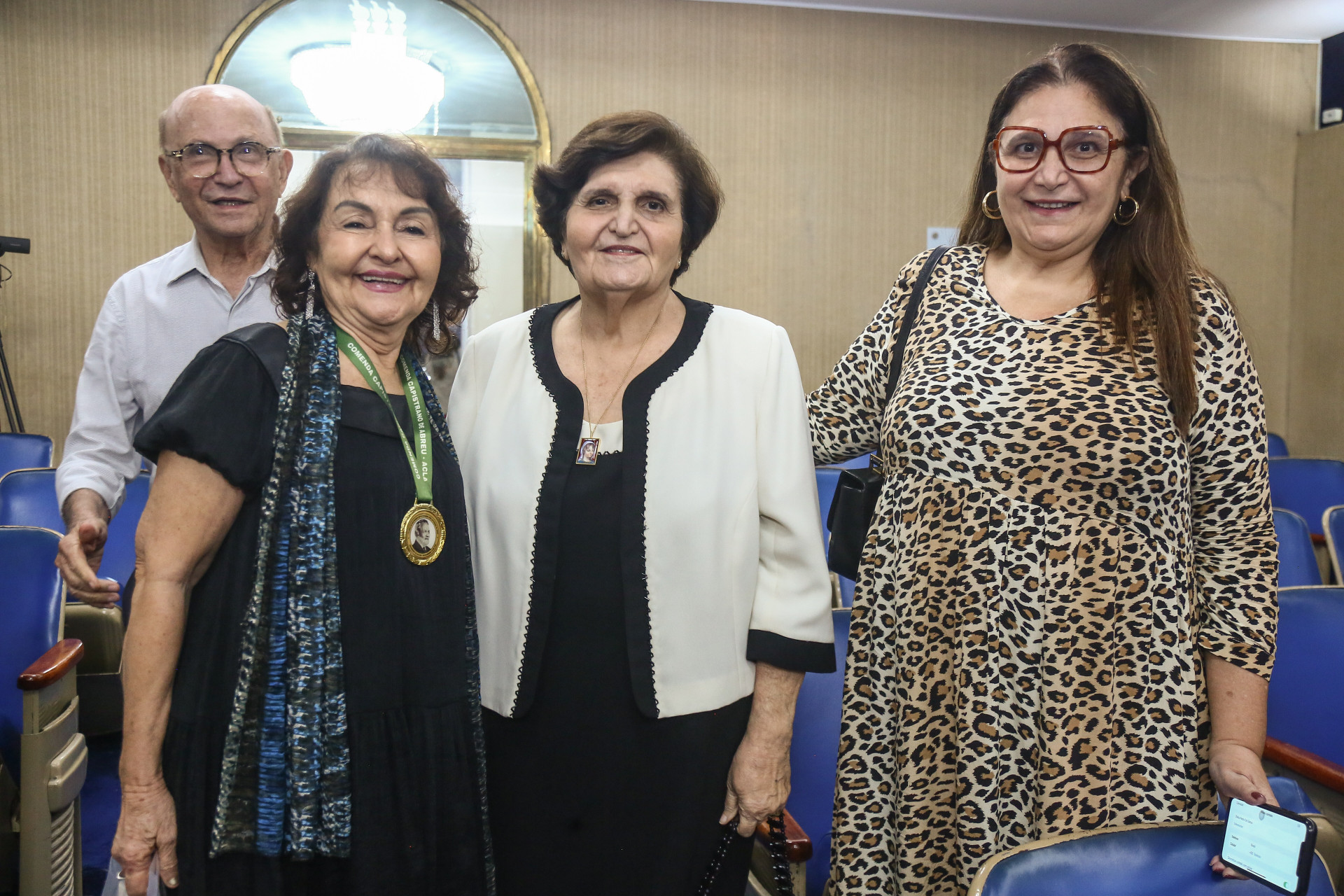 (Foto: JoaoFilhoTavares)Ofélia Gomes de Matos, Alair Pinto e Gabriela Pinto Paiva