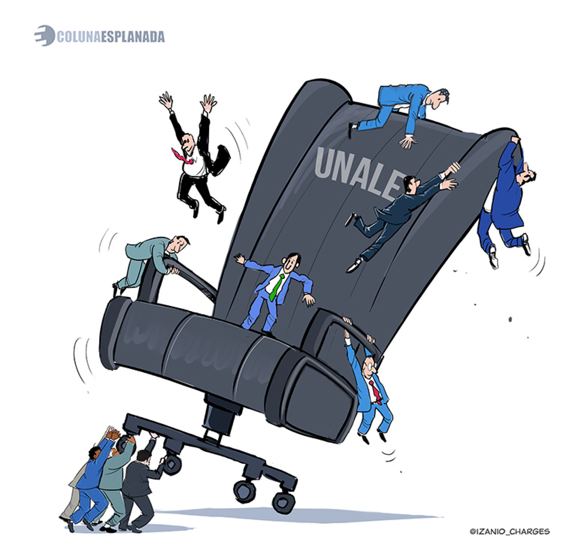 Charge da Coluna desta sexta-feira, 27 (Foto: izanio_charges)