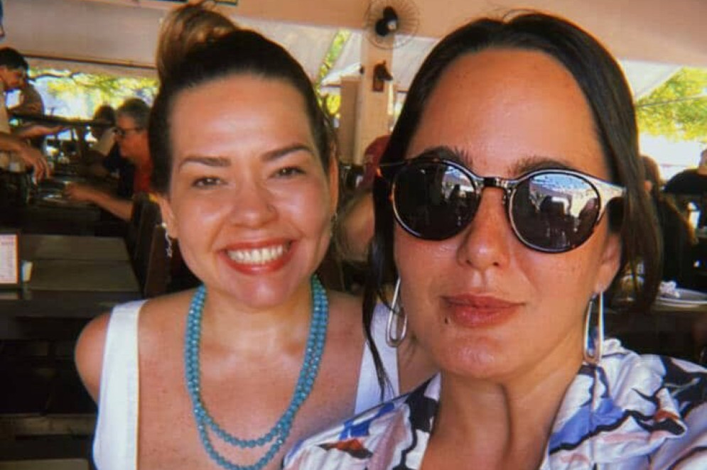 Kelly Oliveira,aniversariante, com Lise Andrade(Foto: Arquivo pessoal)