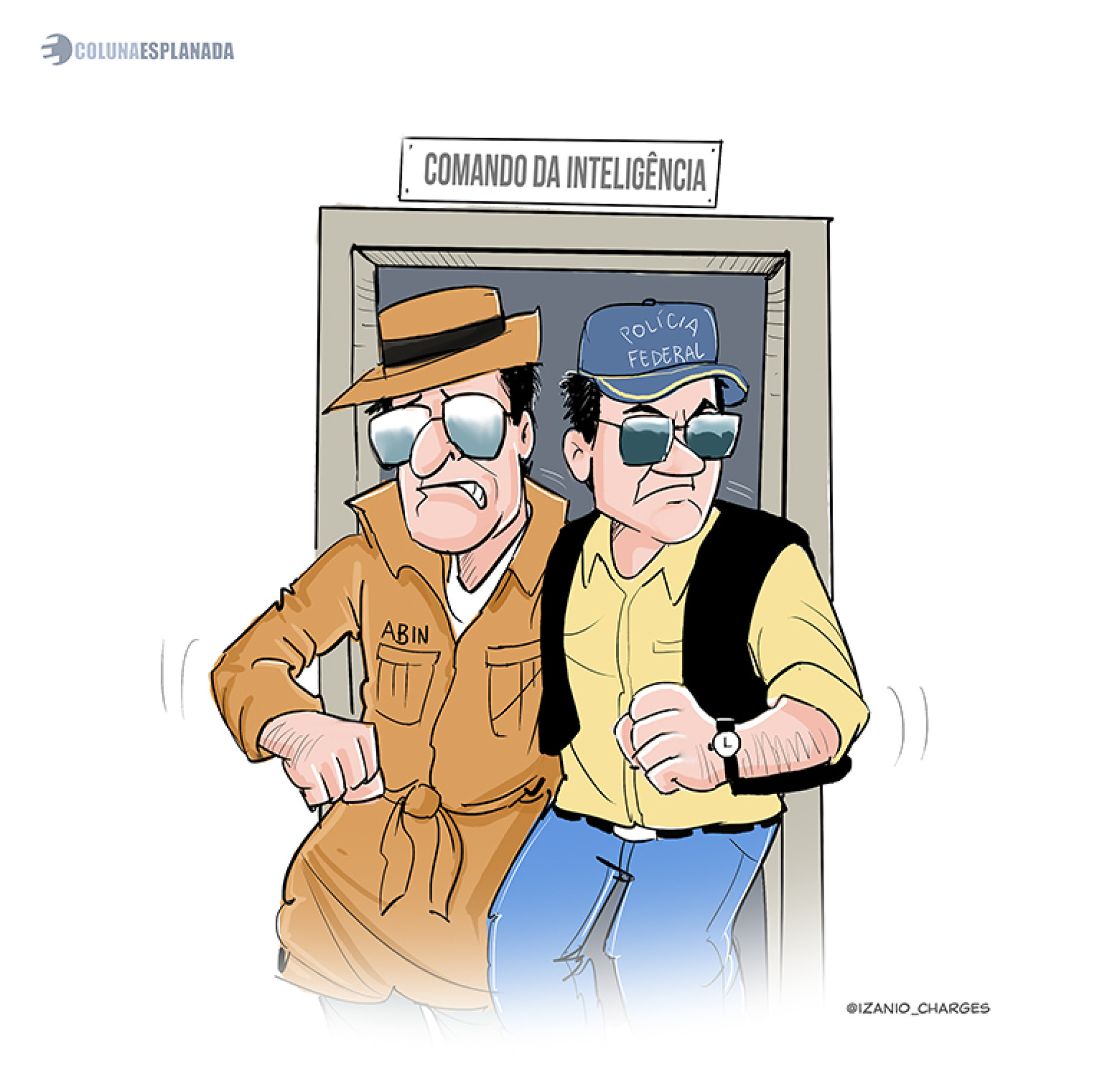 Charge da Coluna desta segunda-feira, 30 (Foto: izanio_charges)