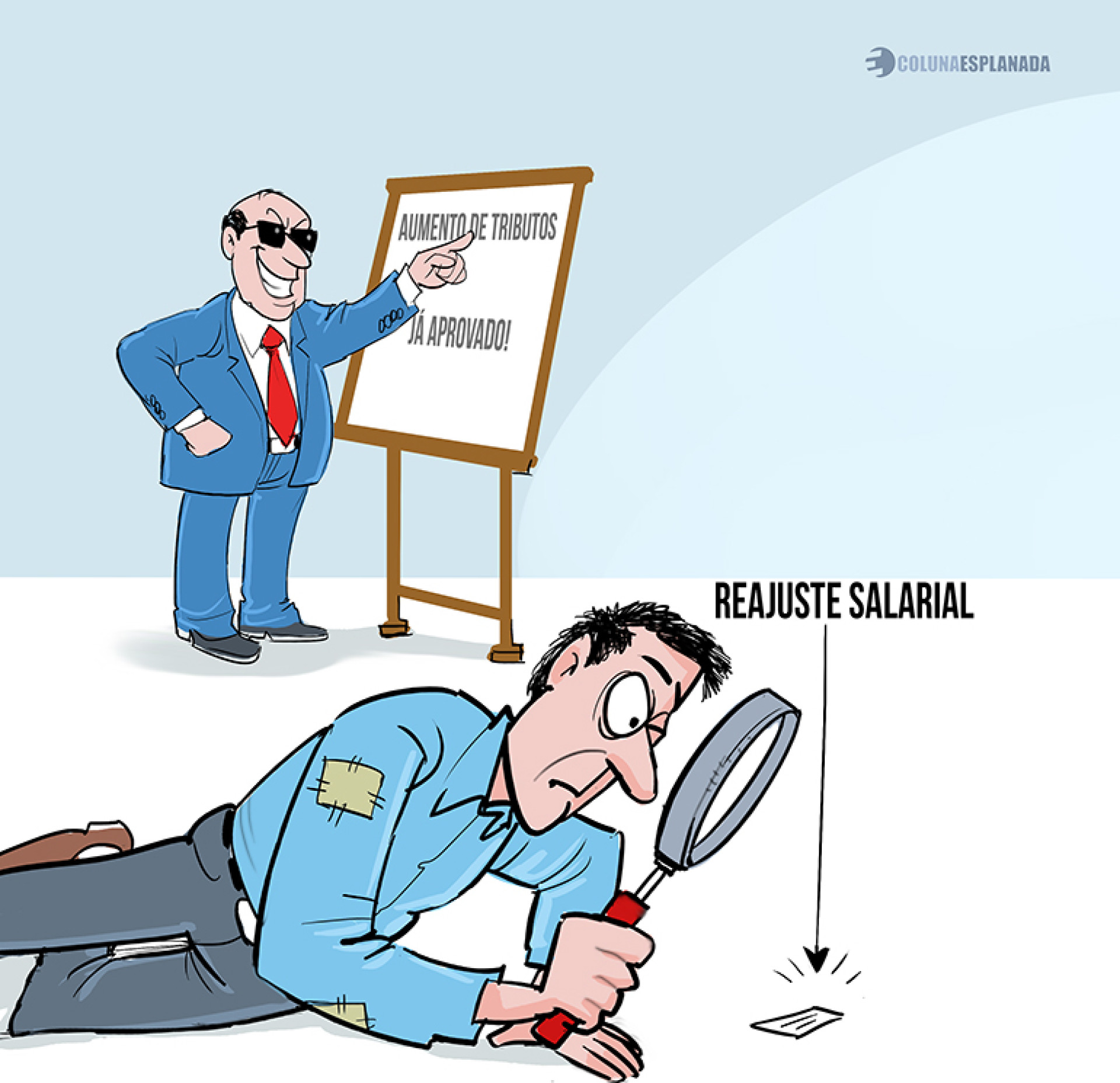 Charge da Coluna desta terça-feira, 1º (Foto: izanio_charges)
