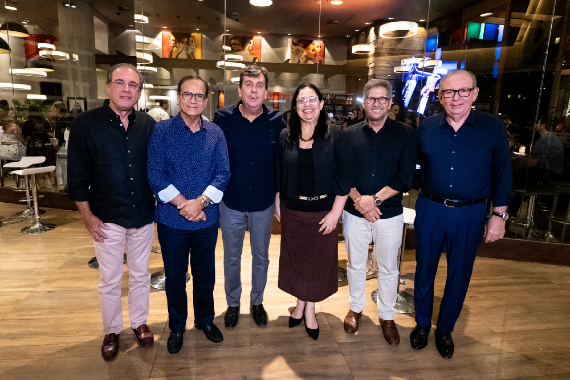 (Foto: Divulgação )Cláudio Brasil, Beto Studart, João Mendonça, Milene Pereira, Severino Ramalho Neto e Ricardo Cavalcante
