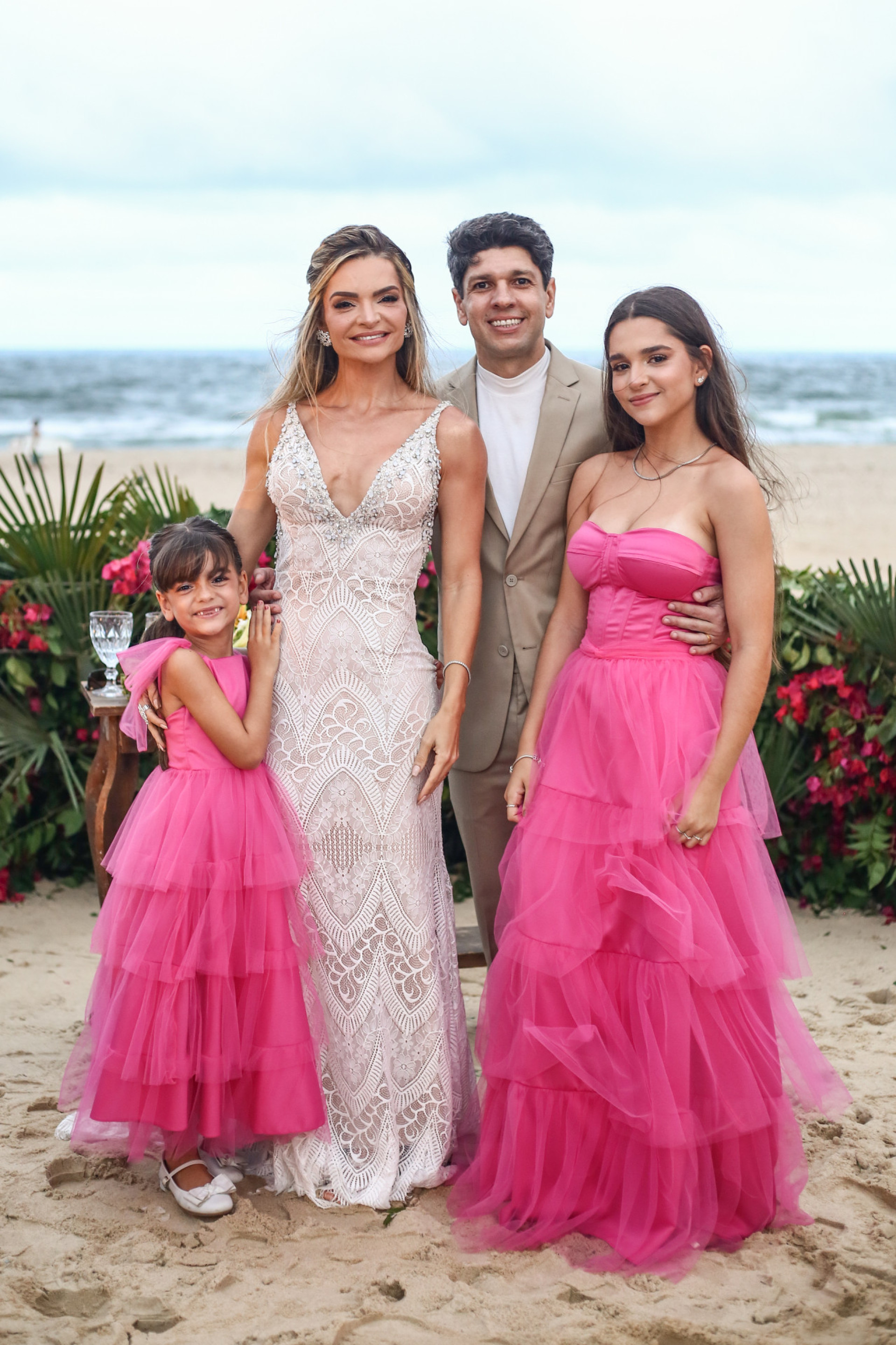 (Foto: JoaoFilhoTavares)Isadora e Samara Passos, 
Herlon Pinheiro e Maria Passos