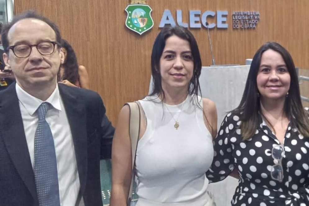 Henrique Amora, Ingrid e Veruska Amora(Foto: Marcus Lage)