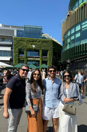 Paulo Roberto Holanda e Nathália, Renan Aguiar e Renata (Foto: arquivo pessoal )