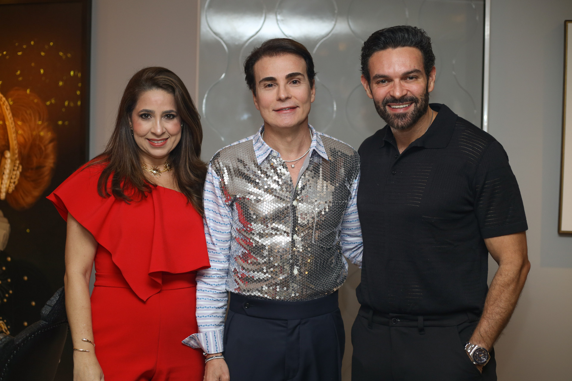 (Foto: JoaoFilho Tavares)Anelise Holanda, Rodrigo Maia e Clovis Holanda 