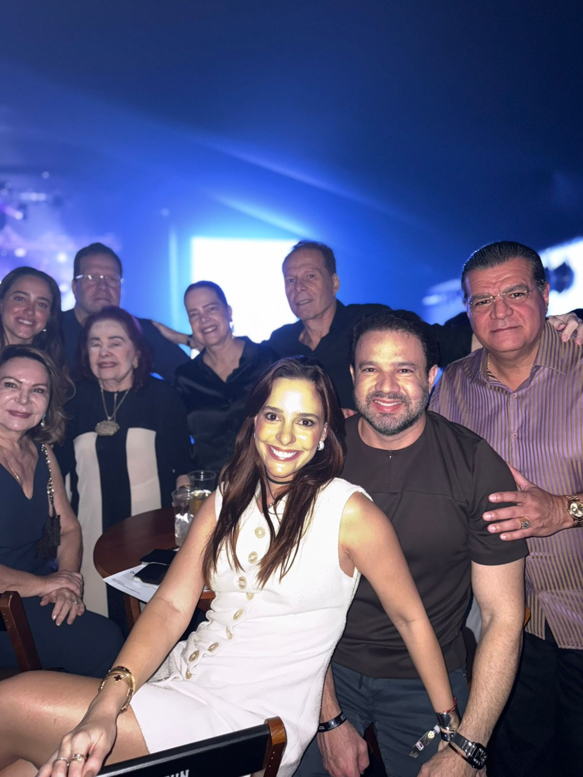 Iracema Vale, Édson Filho, Ítala Ventura, Rafaela Ventura, Izabella Fonseca, Júlio Ventura, Gabriela Ventura, Leonardo Couto e Odmar Feitosa (Foto: arquivo pessoal )