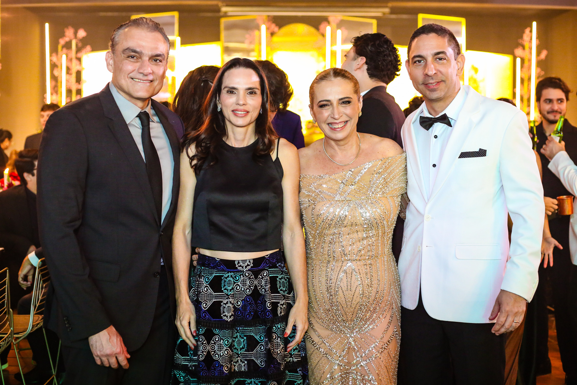 (Foto: JoaoFilho Tavares)Josmario Cordeiro, Patricia Studart, 
Ana Cristina Miranda e José Augusto Pontes
