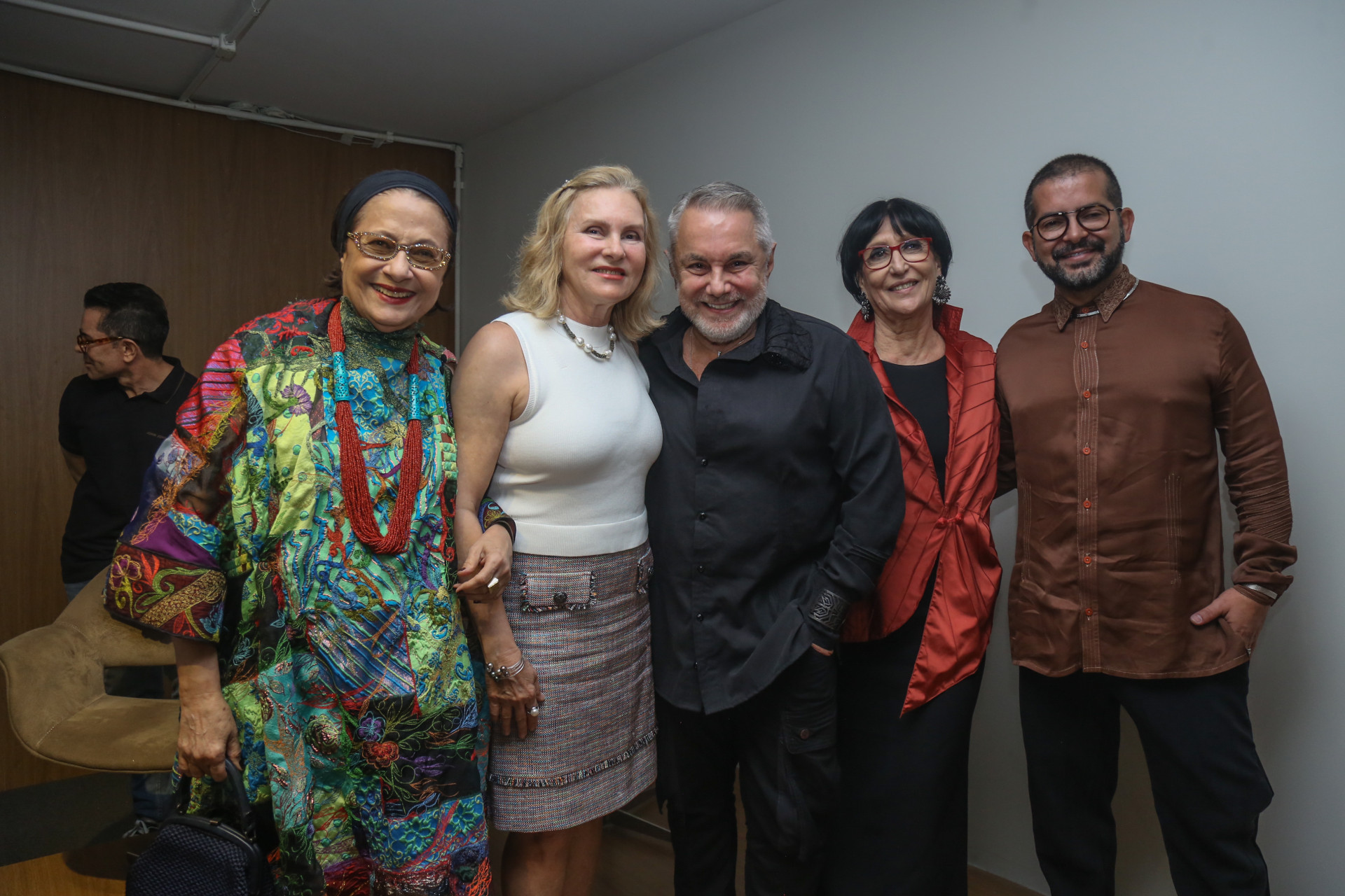 (Foto: JoaoFilho Tavares)Ines Villaventura, Renata Jereissati, Lino Villaventura, Denise Mattar e Regis Vieira