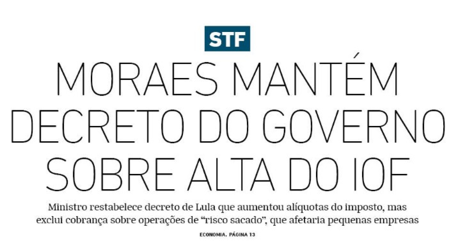 Manchete do dia 17 de julho de 2025(Foto: O POVO)