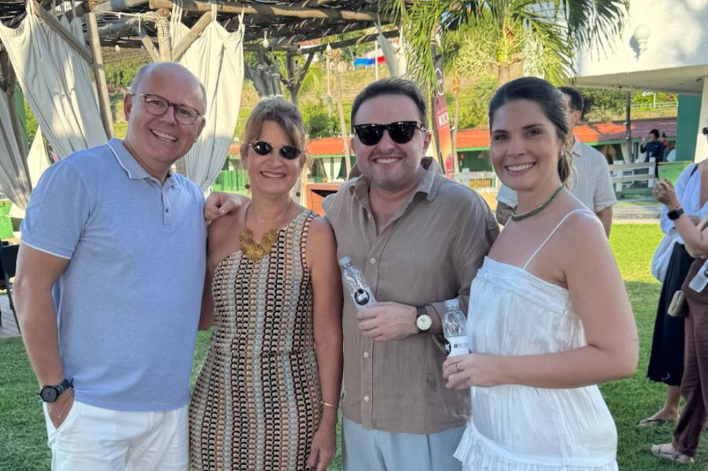 Marcio Magalhães, Daniela Cabral, Ramiro Mendes e Diana Marques(Foto: Arquivo pessoal )
