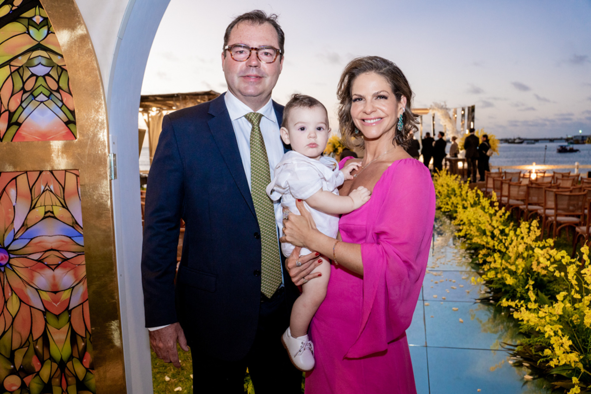 (Foto: Aldaila Bongiovi/ Iate Clube/ Divulgação )Hermano Franck, Hermano da Fonte Franck e Cecília da Fonte
