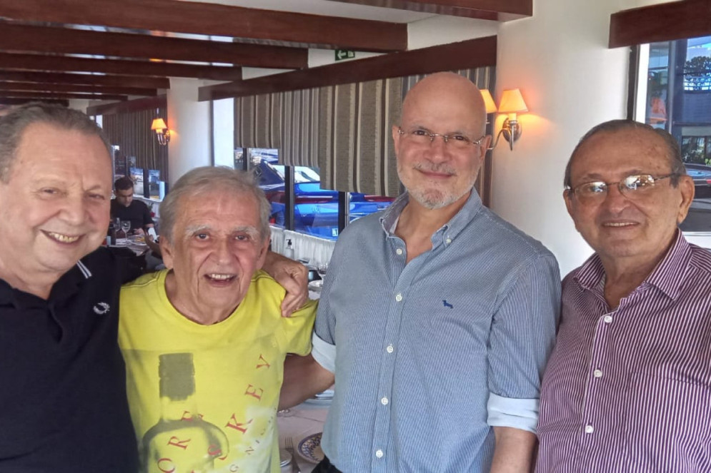 Des.Ernani, Lucio, Luis Eugenio e Marcilio Amorim(Foto: Marcus Lage)