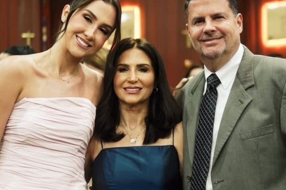 Susan, Syane e Sergio Amora(Foto: Arquivo pessoal)