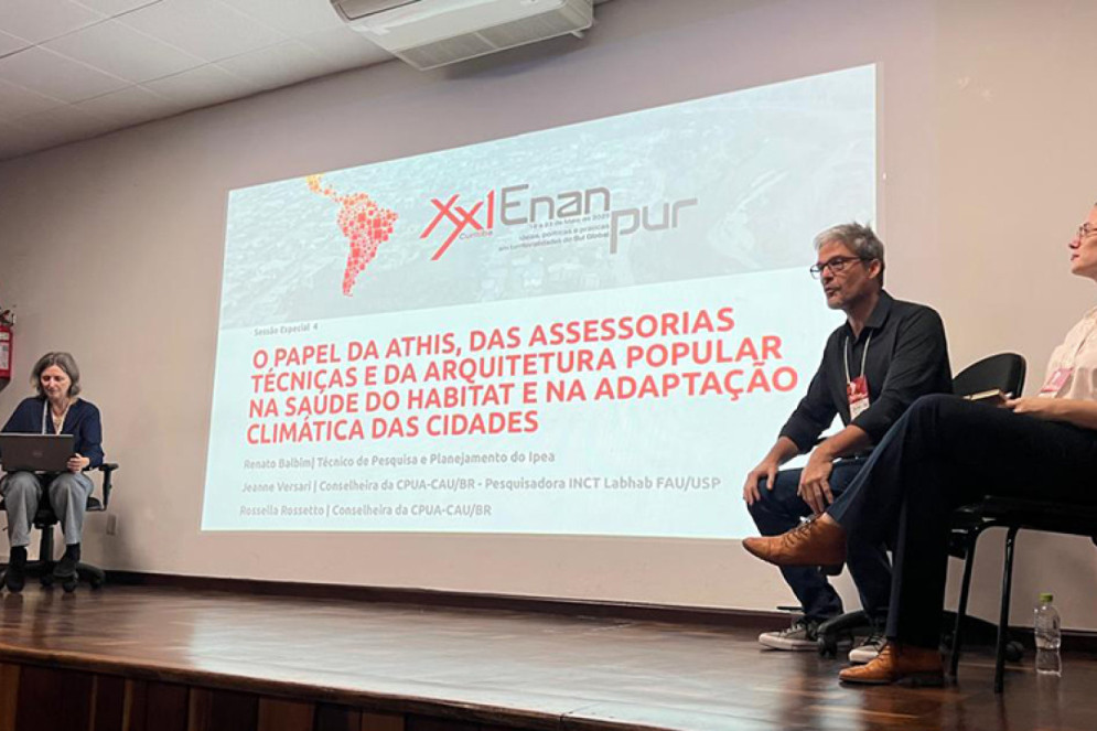 Projeto para mapeamento das Assistências Técnicas para Habitações de Interesse Social (Athis) está sendo realizado pelo Instituto de Pesquisa Econômica Aplicada (Ipea) em parceria com o Conselho de Arquitetura e Urbanismo do Brasil(Foto: Ascom CAU-BR)