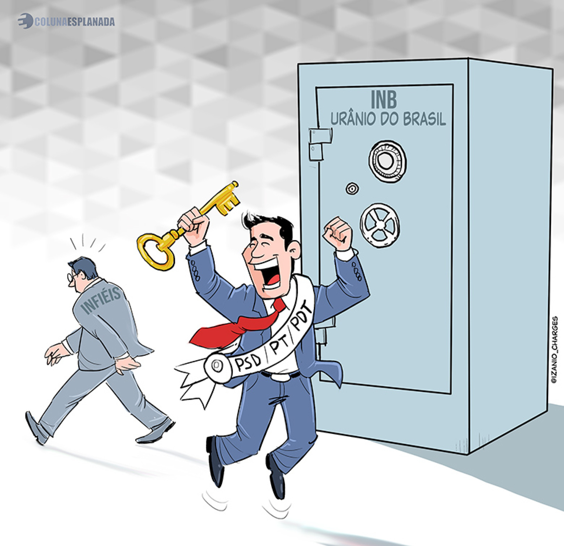 Charge da Coluna desta terça-feira, 29 (Foto: izanio_charges)