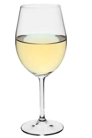 Taça de vinho branco
