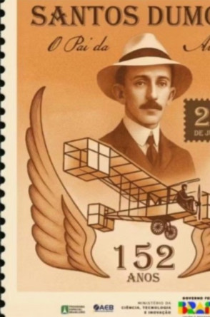 Postagem publicada no dia dos 152 anos de Santos Dumont(Foto: Reprodução/Instagram agenciaespacialbrasileira)