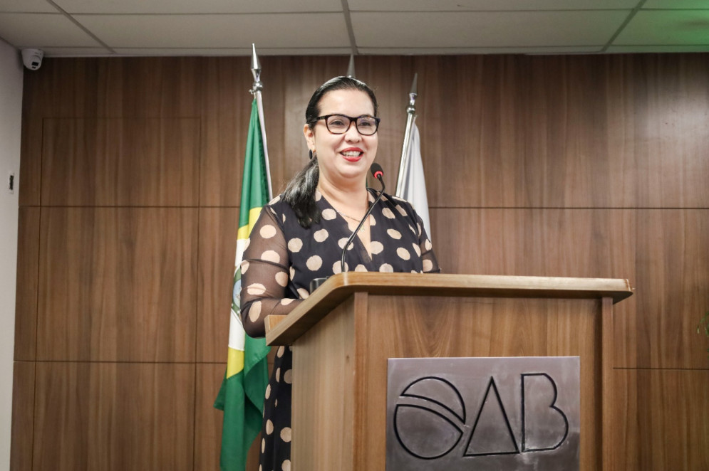 Christiane Leitão,  presidente da OAB/CE(Foto: João Filho Tavares)