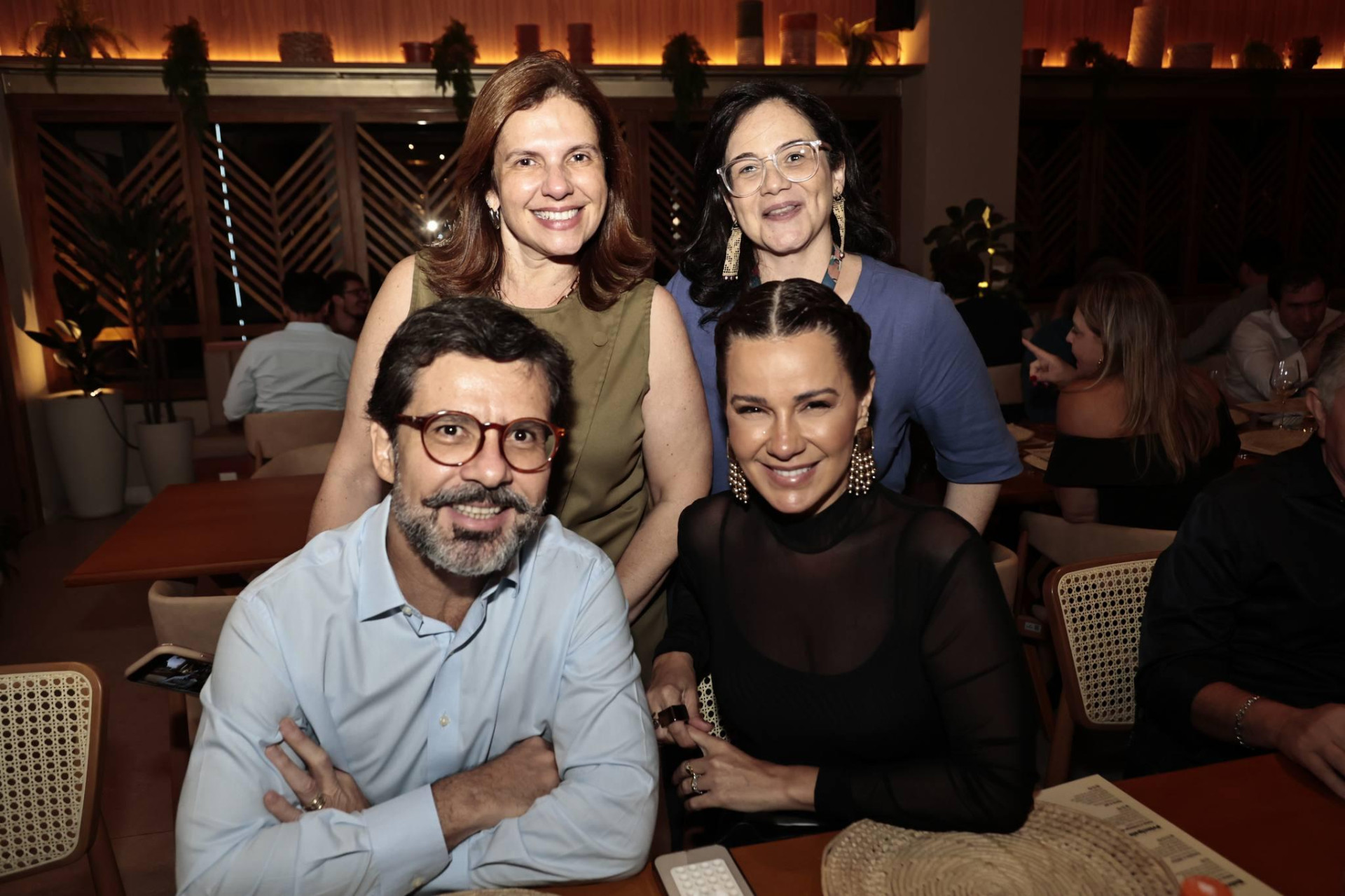 (Foto: Senac/ Divulgação )Danielly Portela, Helena Félix, Rodolfo Licurgo e Jeritza Gurgel