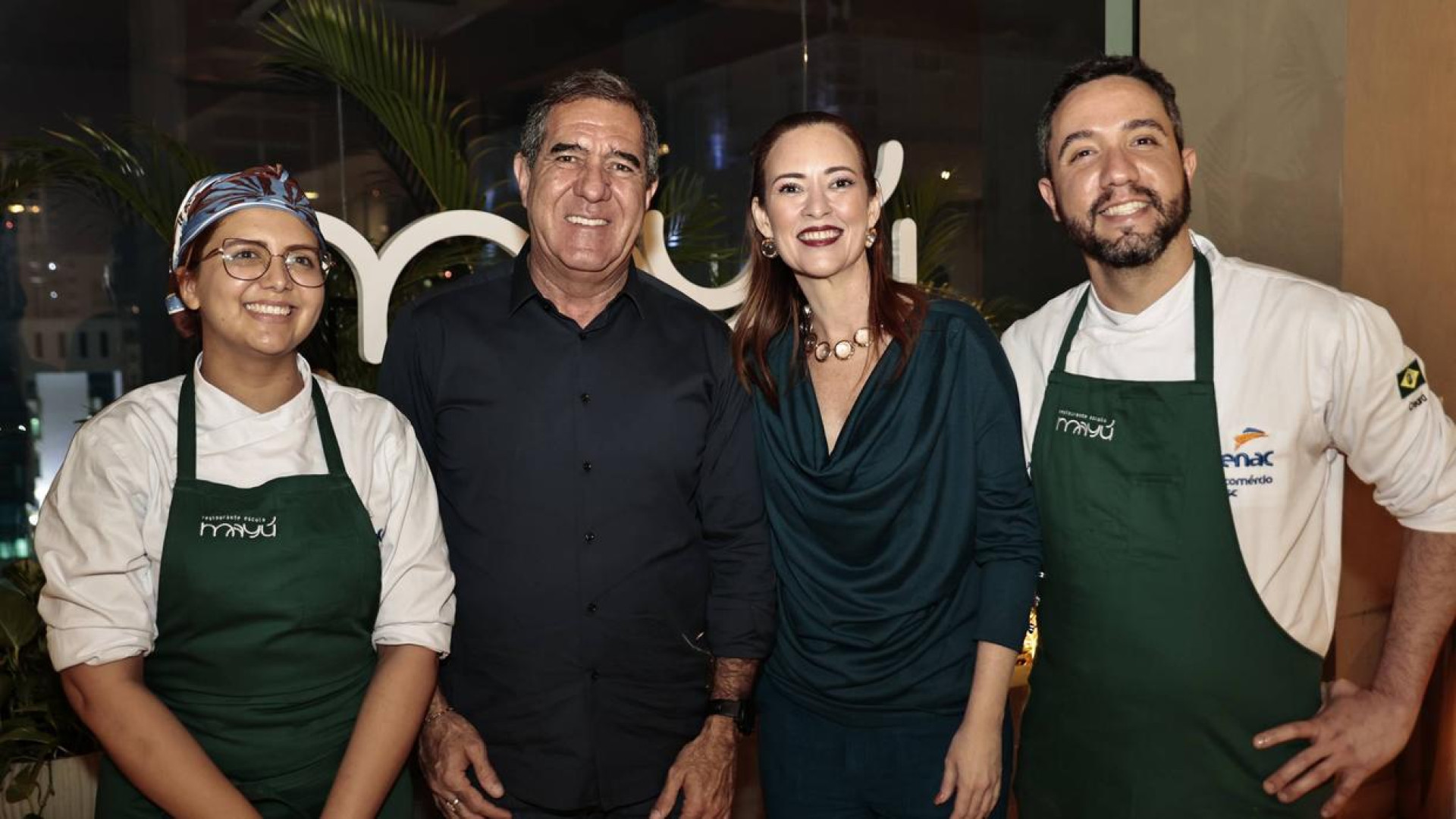(Foto: DIVULGAÇÃO)Raquel Holanda, Luiz Gastão Bittencurt, Débora Sombra e Gabriel Aguilar 
