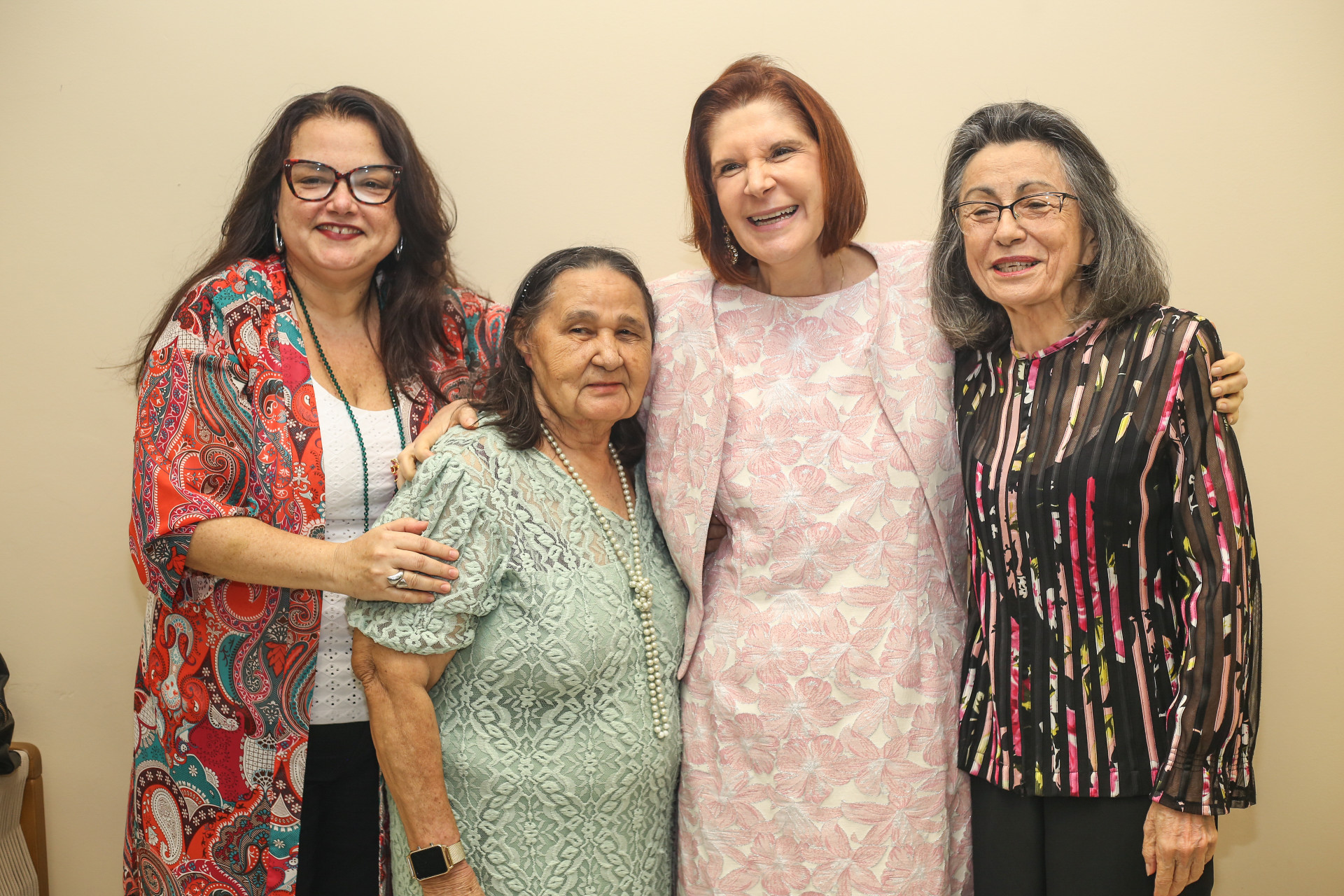 (Foto: JoaoFilho Tavares)Andrea e Esmeralda Fontenele, Elizabeth Guimarães e Maria Luiza Fontenele