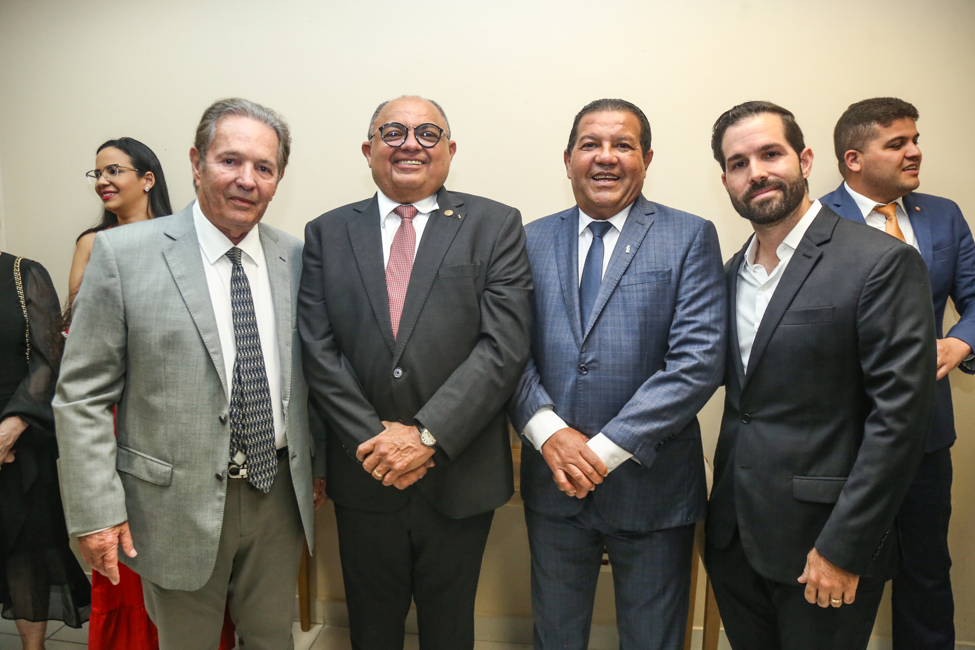 (Foto: JoaoFilho Tavares)Claudio Rocha, Teodoro e Raimundo Nonato Santos e Felipe Rocha
