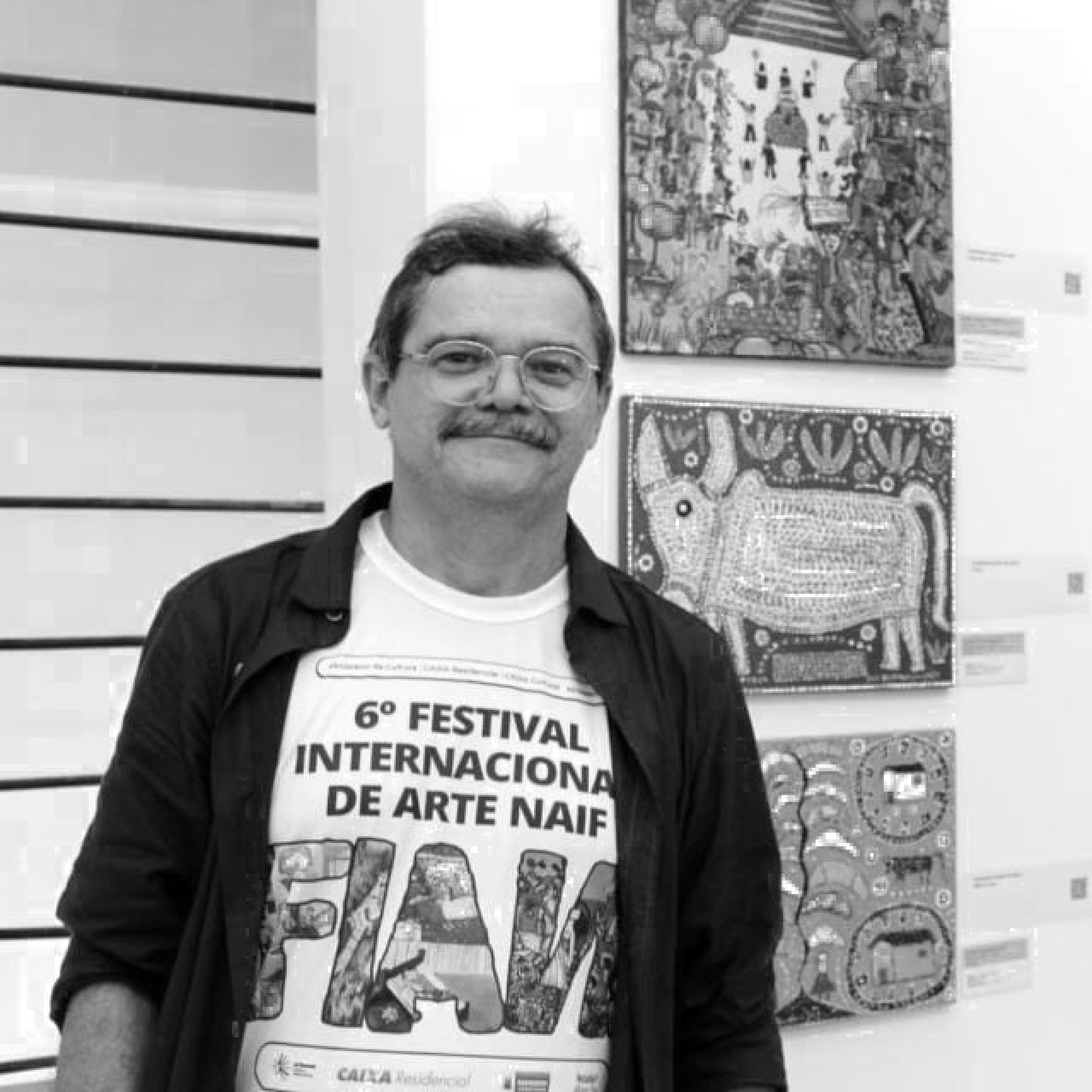 Adriano Dias. Artista visual. Idealizador e diretor do Festival Internacional de Arte Naïf (FIAN). (Foto: Arquivo Pessoal)
