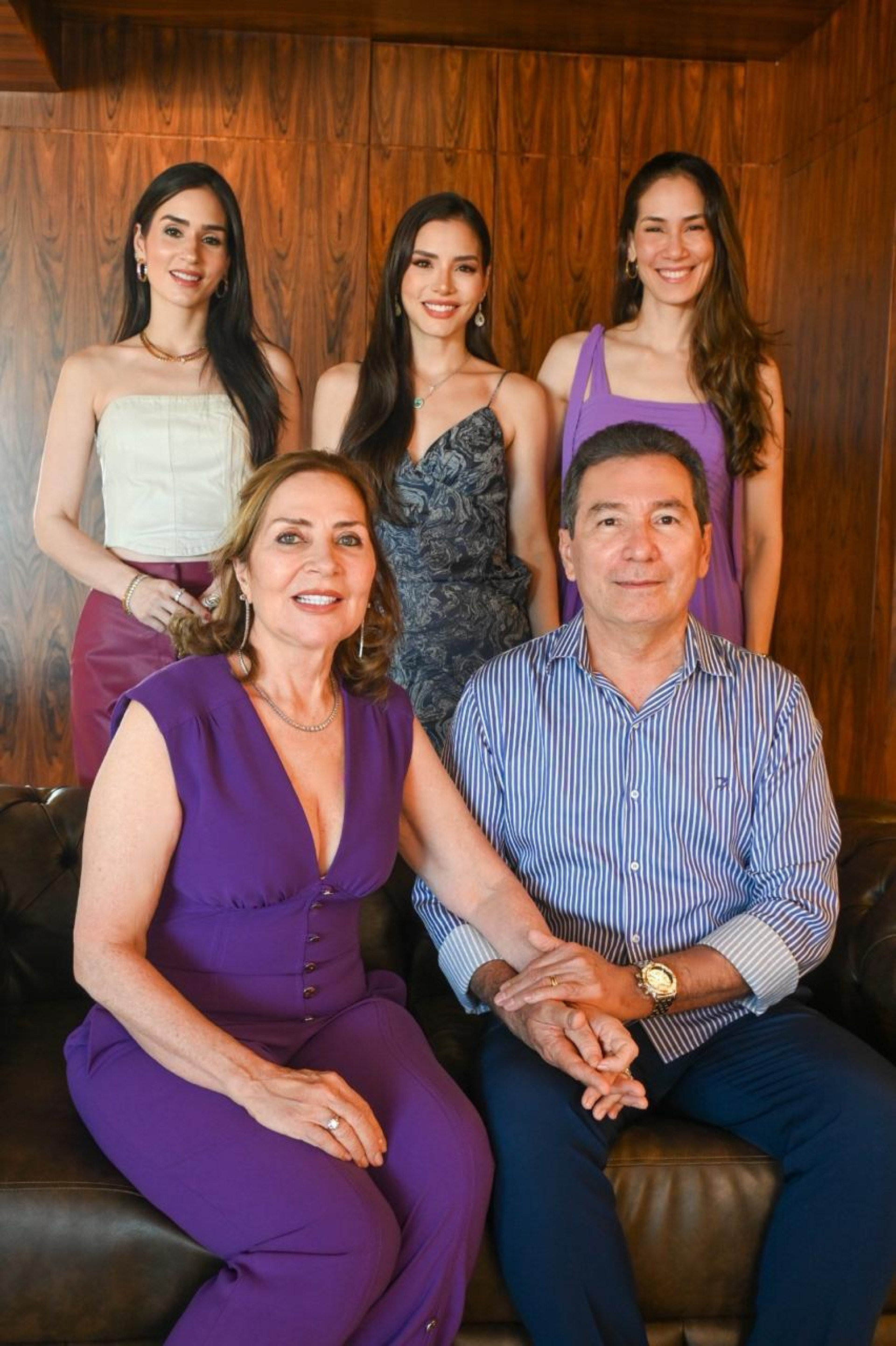 Aniversariante e seus amores, as filhas de Walter  (Foto: Arquivo pessoal )