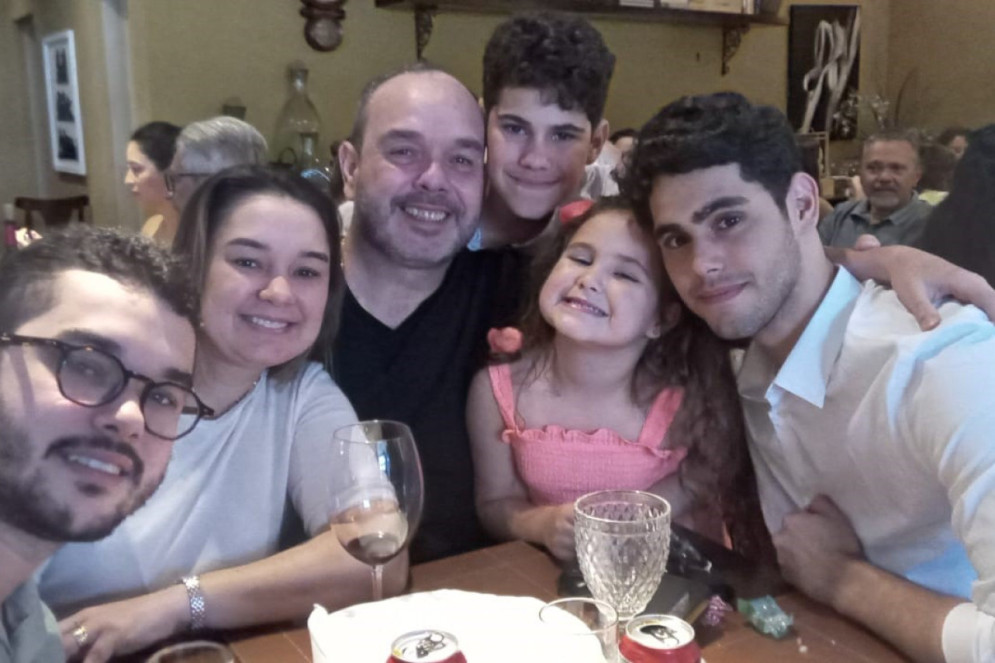 Waldir Xavier e filhos(Foto: Marcus Lage)