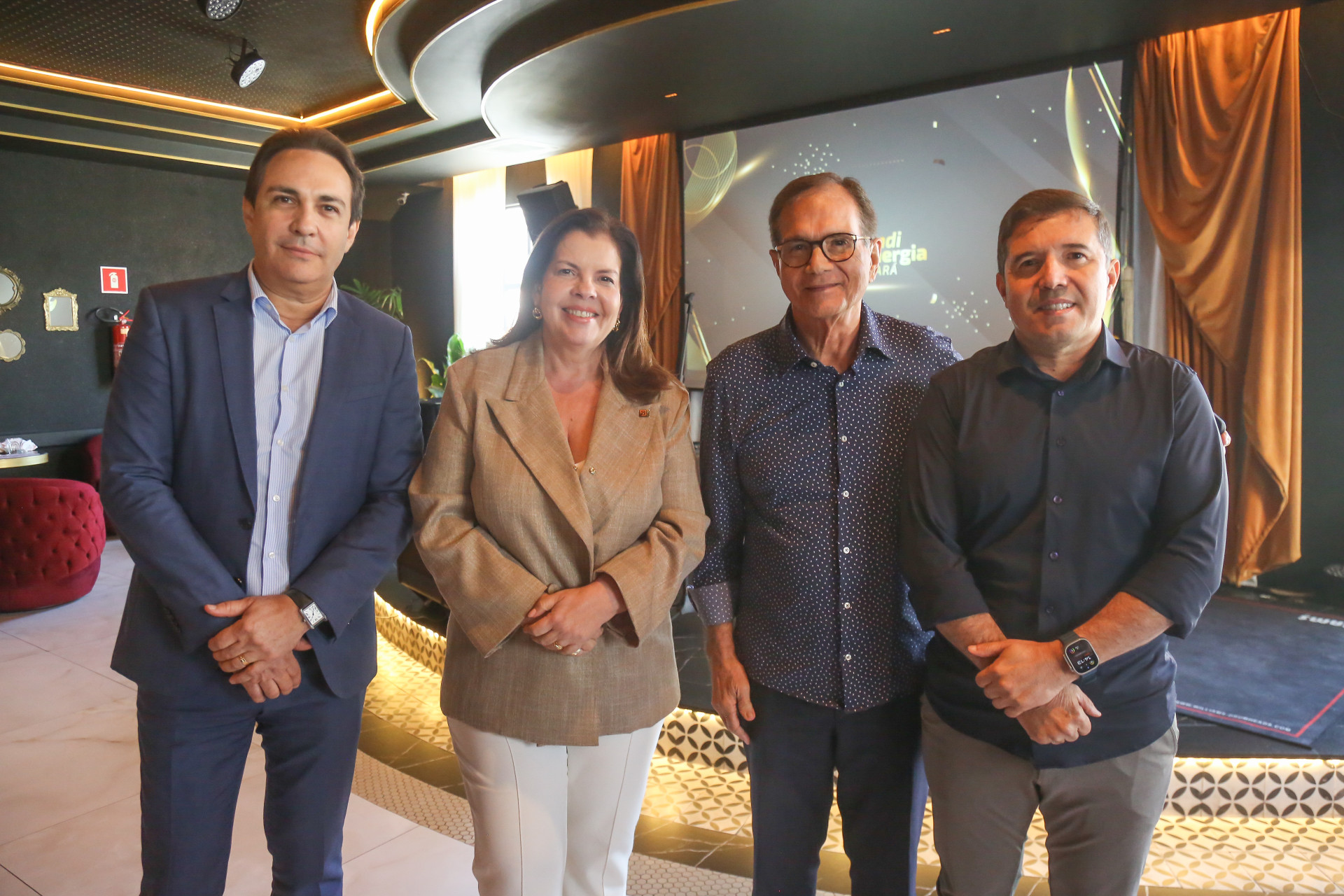 (Foto: JoaoFilho Tavares)Luis Carlos Queiroz, Eliane Brasil, Beto Studart e Renato Albuquerque
