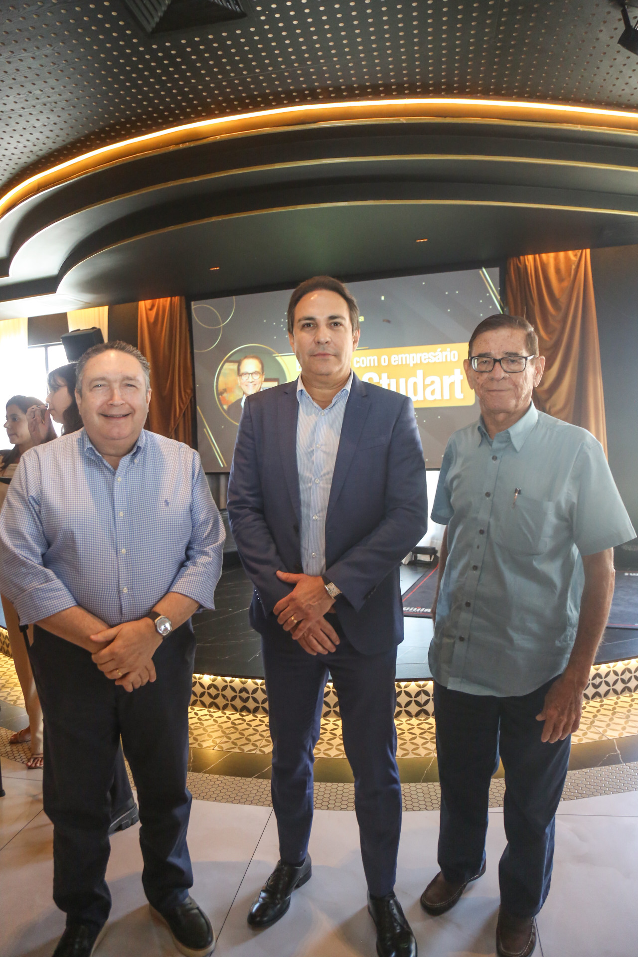 (Foto: JoaoFilho Tavares)Luis Eduardo Moraes, Luis Carlos Queiroz e Elias do Carmo