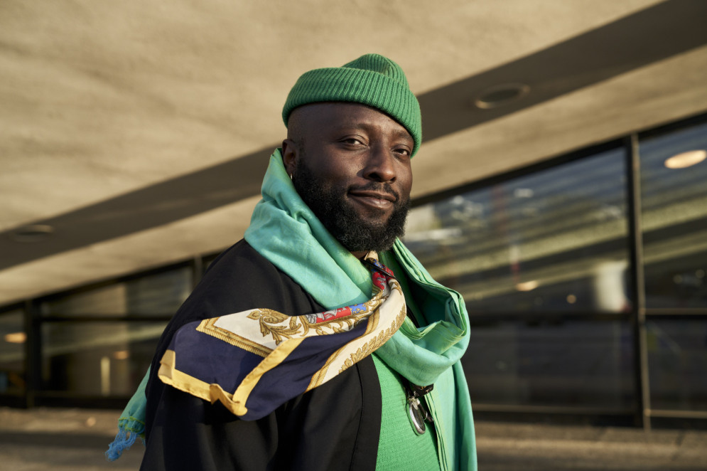 Bonaventure Soh Bejeng Ndikung(Foto:  Jana Edisonga / Fundação Bienal de São Paulo)