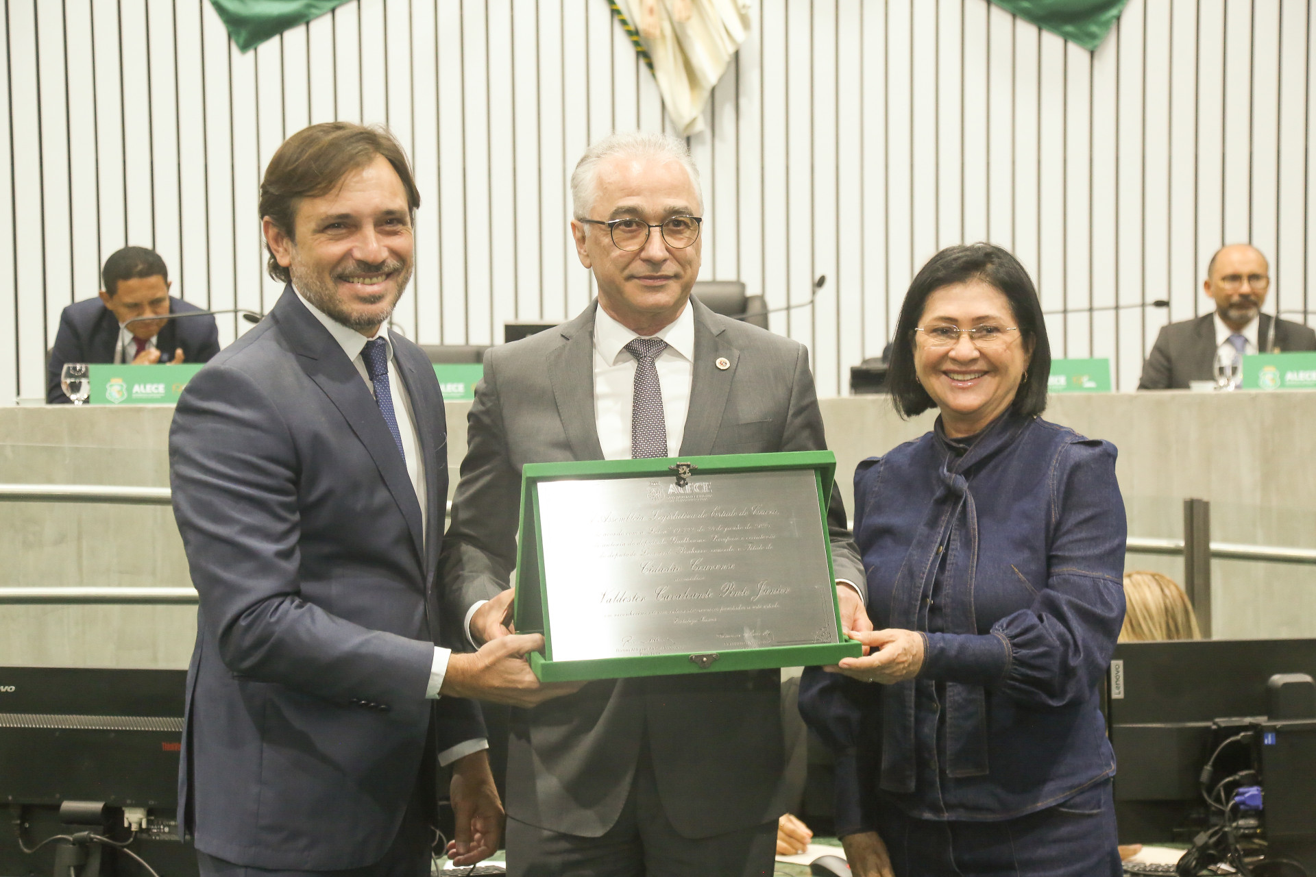 (Foto: JoaoFilho Tavares)Guilherne Sampaio, Valdester Cavalcante e Marta Gonçalves 