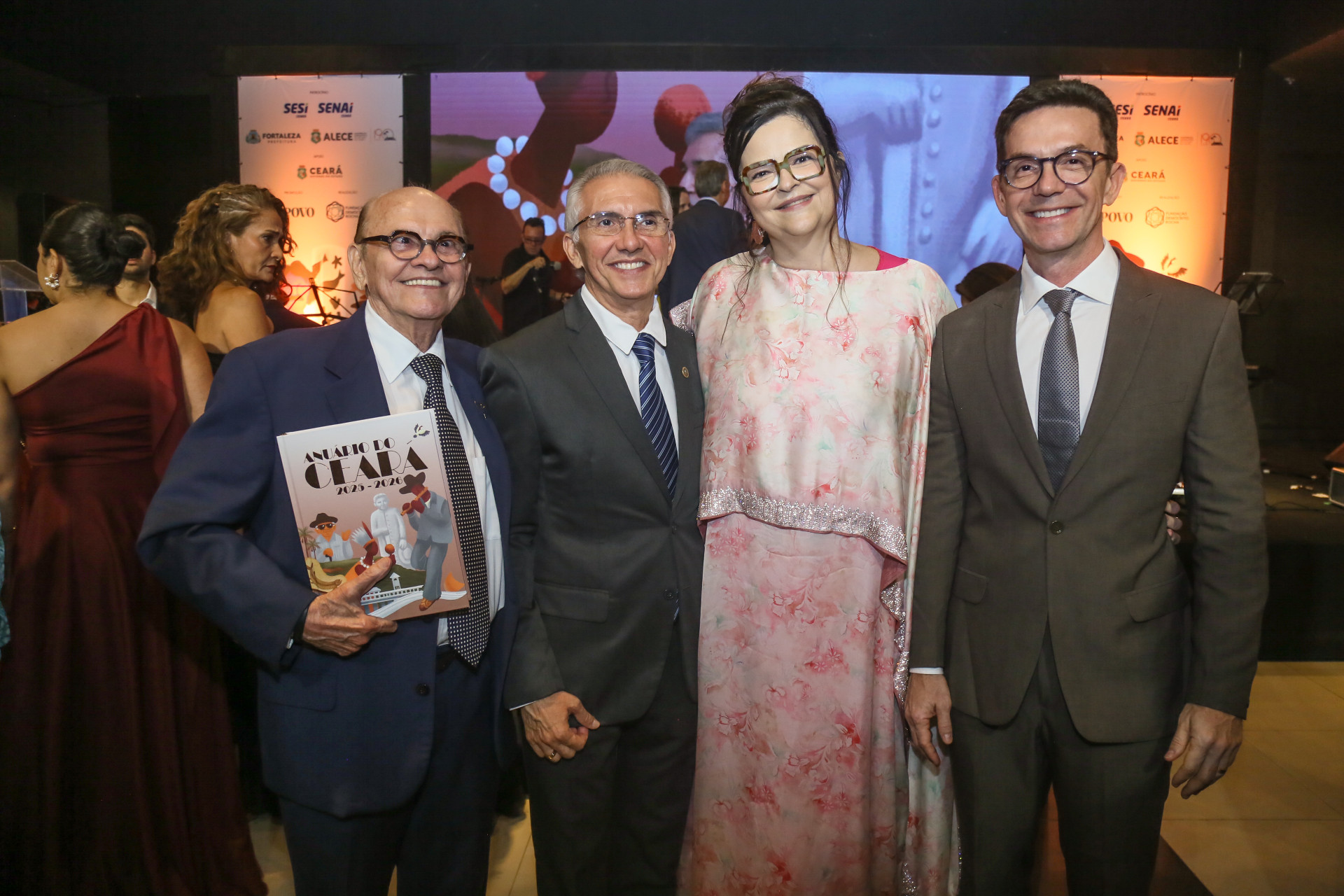 (Foto: JoaoFilho Tavares)Airton e Cleiton Boris, 
Luciana Dummar e Angelo Boris 