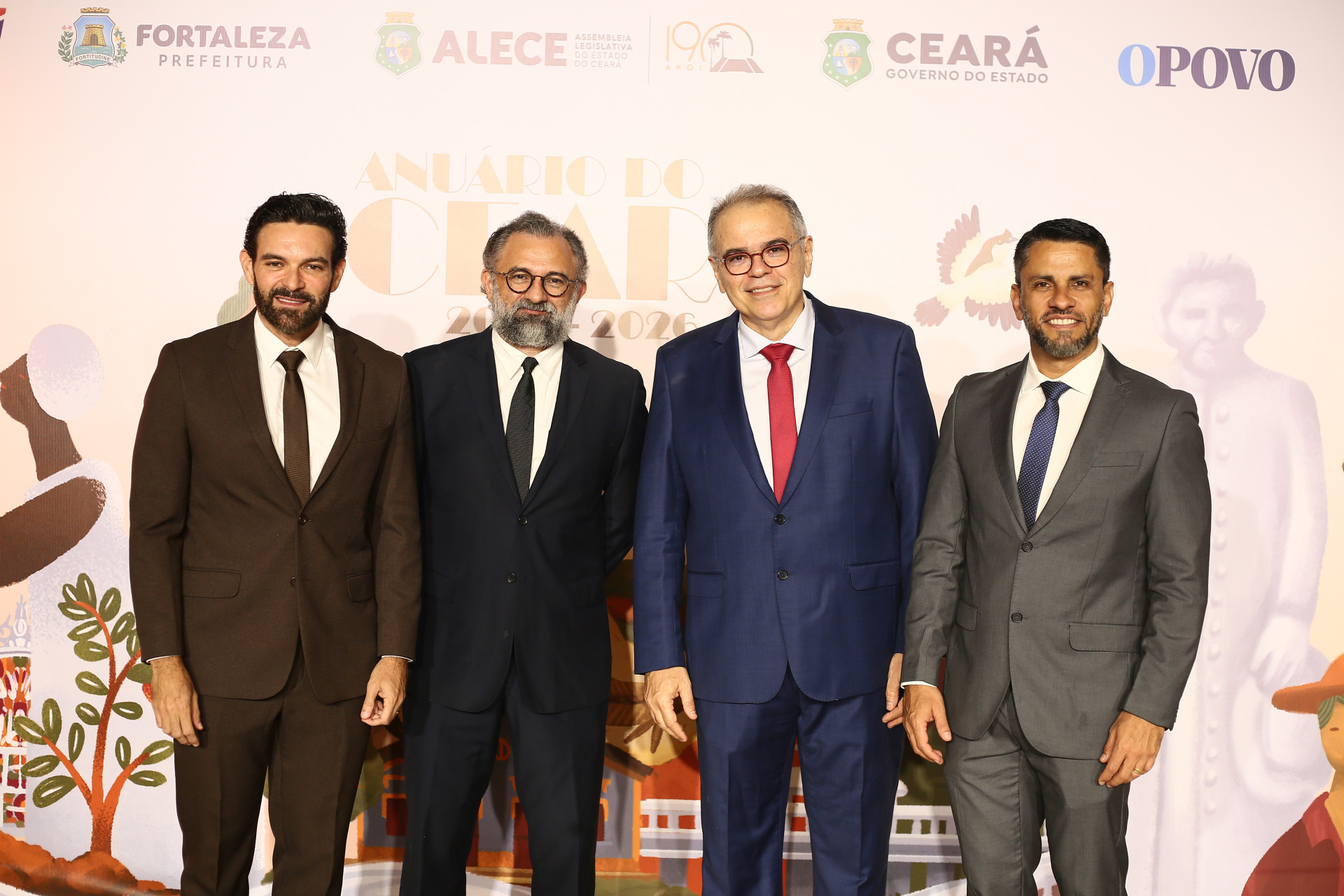 (Foto: JoaoFilhoTavares)Clovis Holanda, Jocelio Leal, 
João Dummar Neto e Alexandre Medina